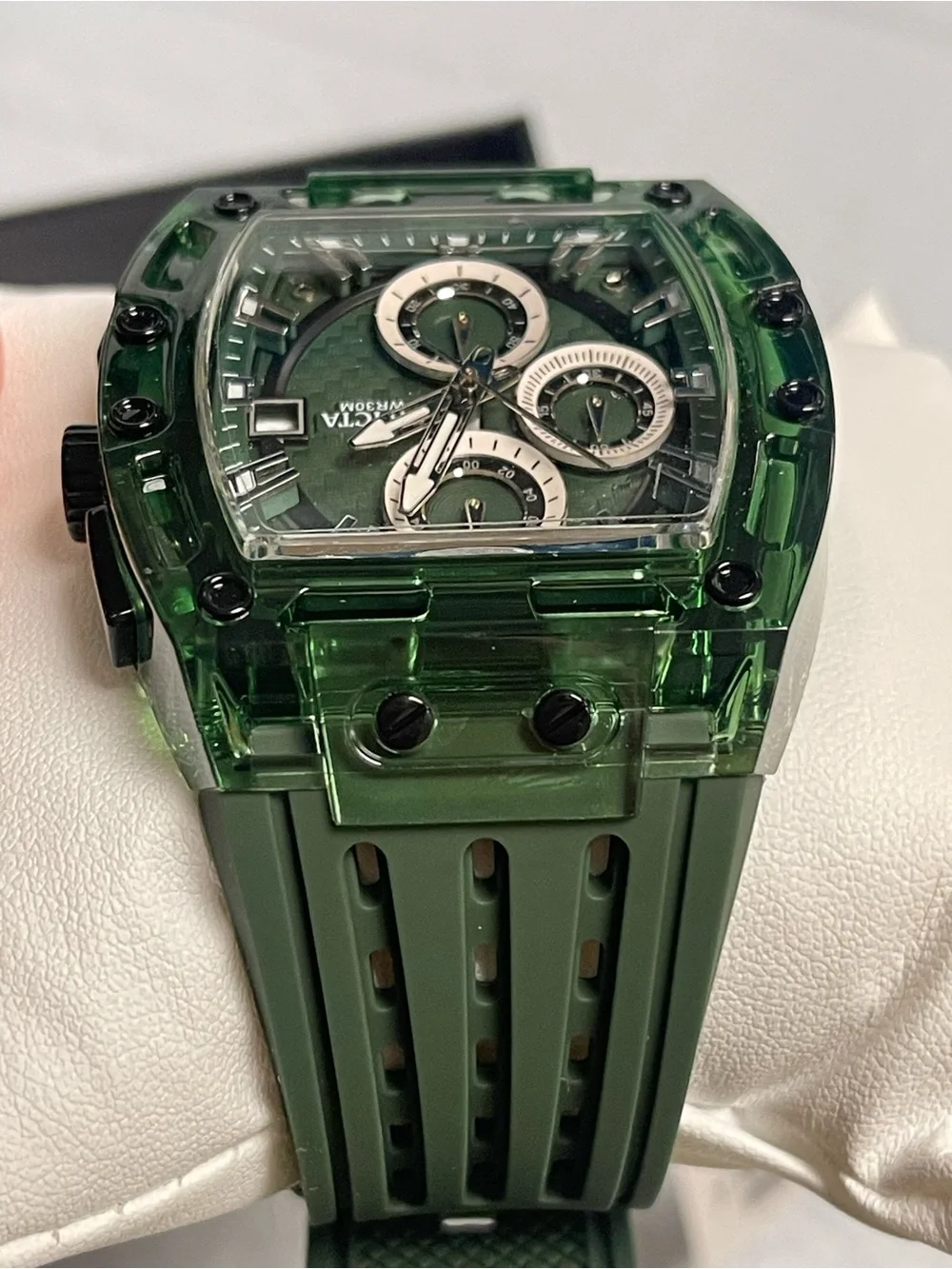 Invicta S1 Rally Men's Watch - 42mm, Green & Silver new